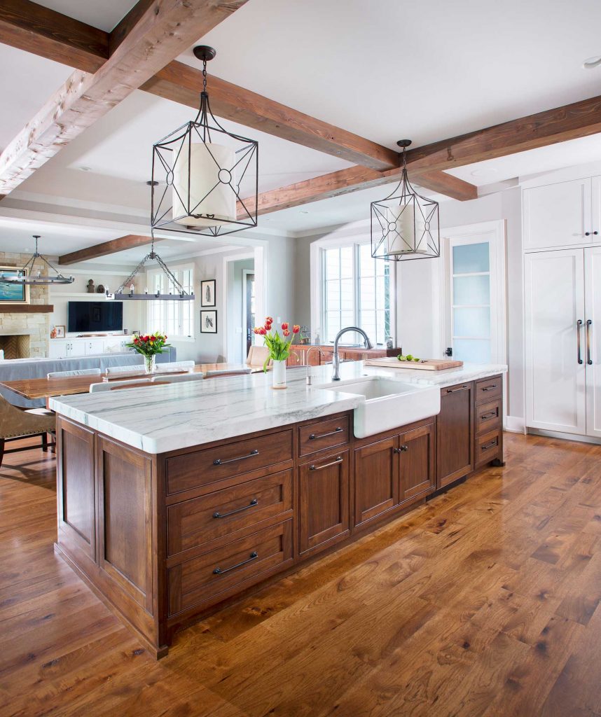 Hardwood floor detail in a Nashville home